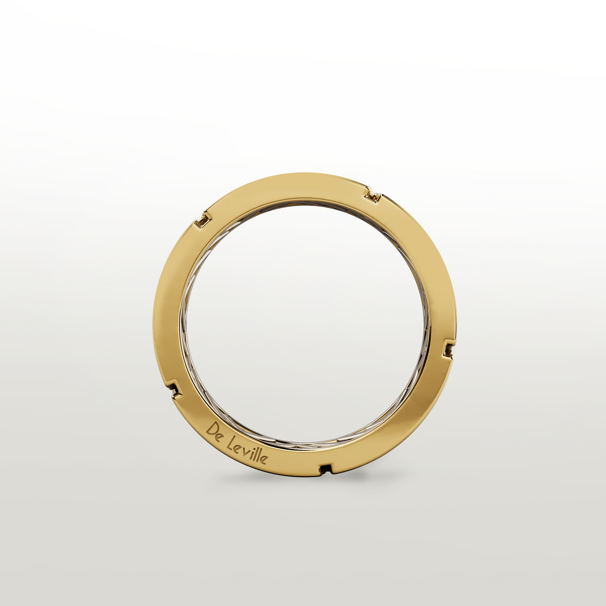 De Leville Incontro Puro ring in 18k yellow gold — product view