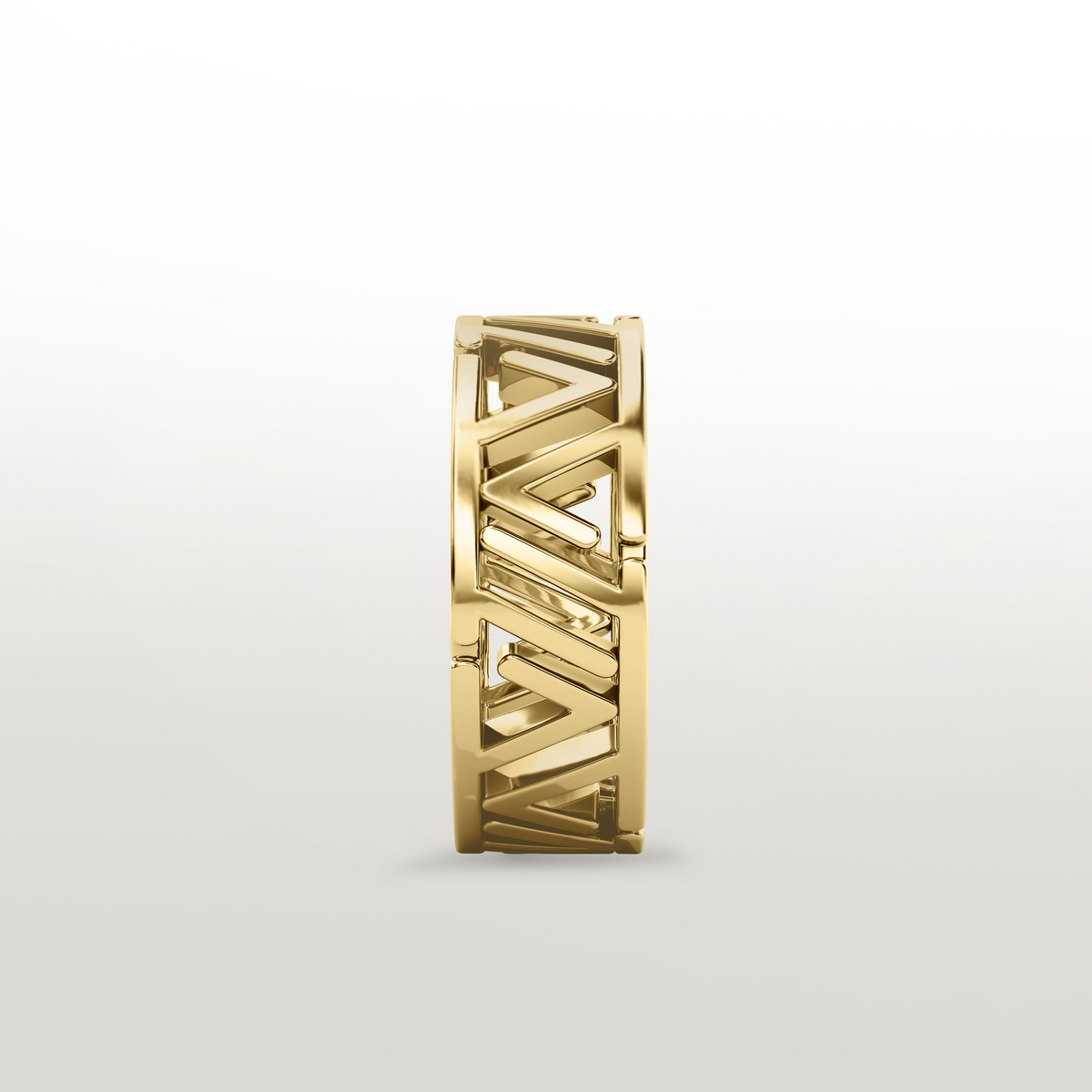 De Leville Incontro Puro ring in 18k yellow gold — product view