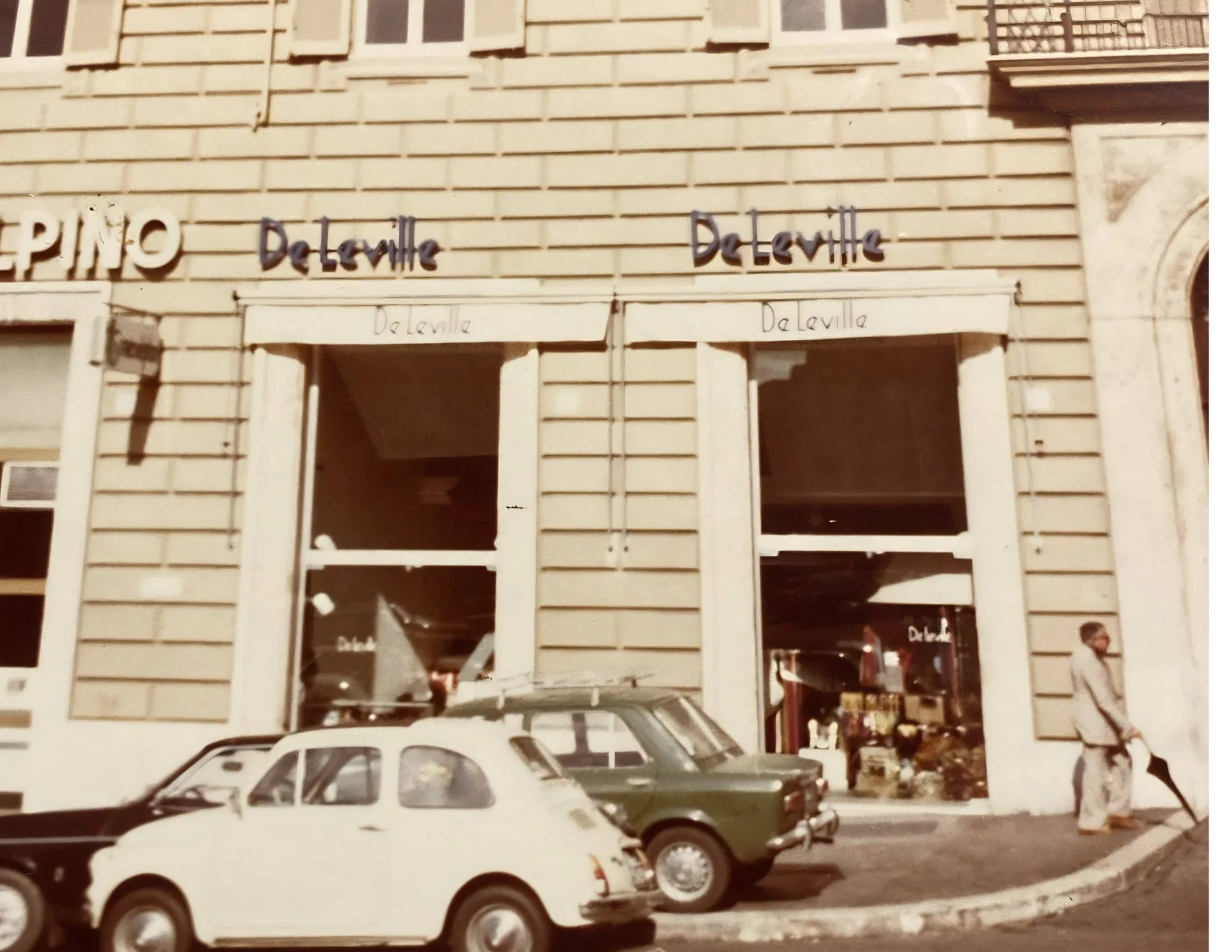 De Leville at Piazza Esquilino 10, Rome, c. 1975